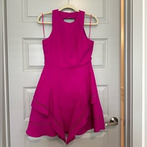 Adelyn Rae Fit & Flare Pink Dress